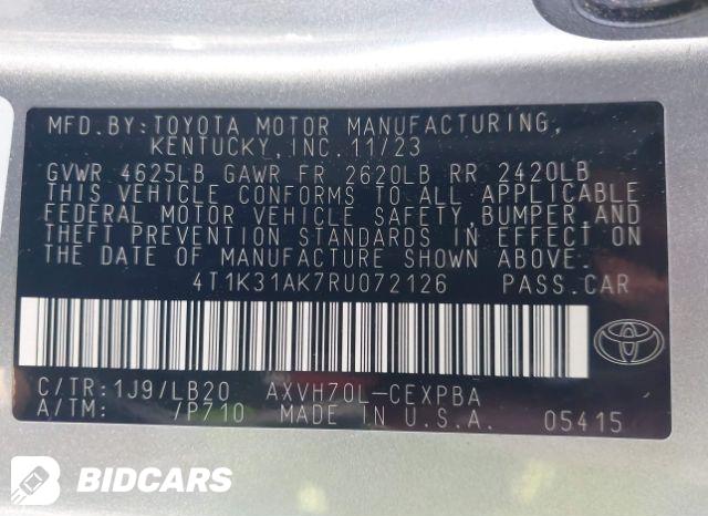 2024 TOYOTA CAMRY HYBRID XSE
