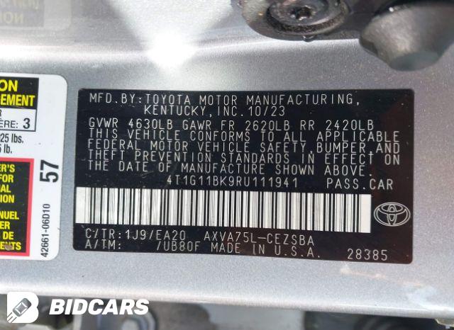 2024 TOYOTA CAMRY SE