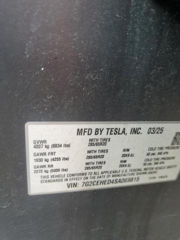 2025 TESLA CYBERTRUCK (EV)